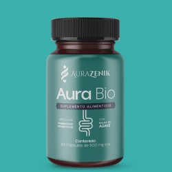 Aura Bio — Probióticos con Inulina de Agave (60 cápsulas)