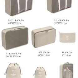 Set Organizador de Viaje Impermeable