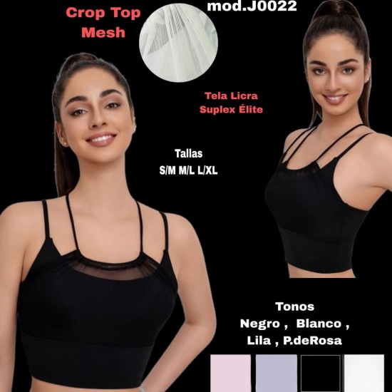 Crop top mesh Crop top mesh