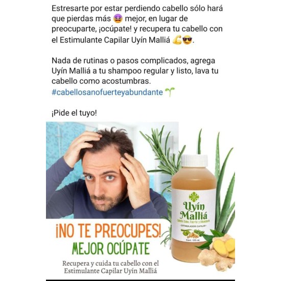 Uyín Malliá- Estimulador Capilar